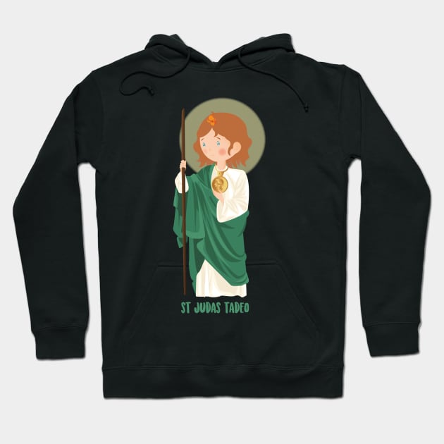 St Judas Tadeo Hoodie by AlMAO2O